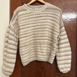Z Supply Neutral Striped Sweater